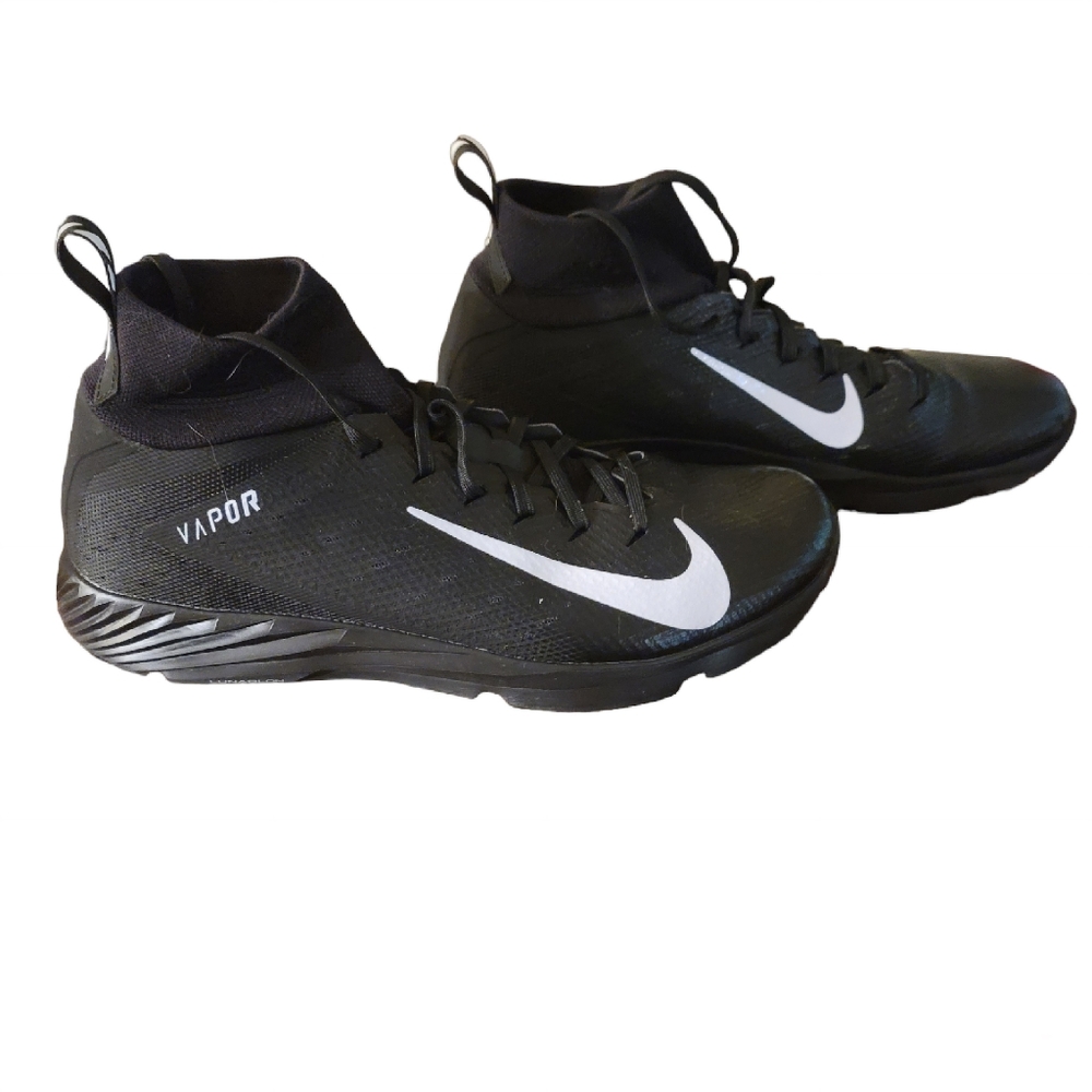 Nike Vapor Untouchable Speed Turf 2 Football Shoes Black/ White Size 12 - Picture 1 of 7